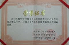 07年邢臺(tái)市場(chǎng)雙滿(mǎn)意單位